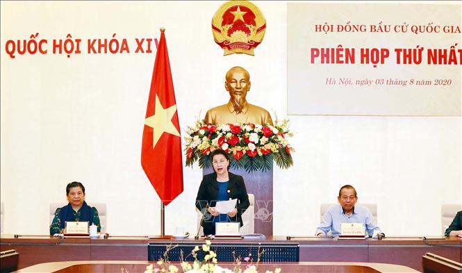 Chủ tịch Quốc hội chủ trì Phiên họp thứ nhất Hội đồng bầu cử Quốc gia