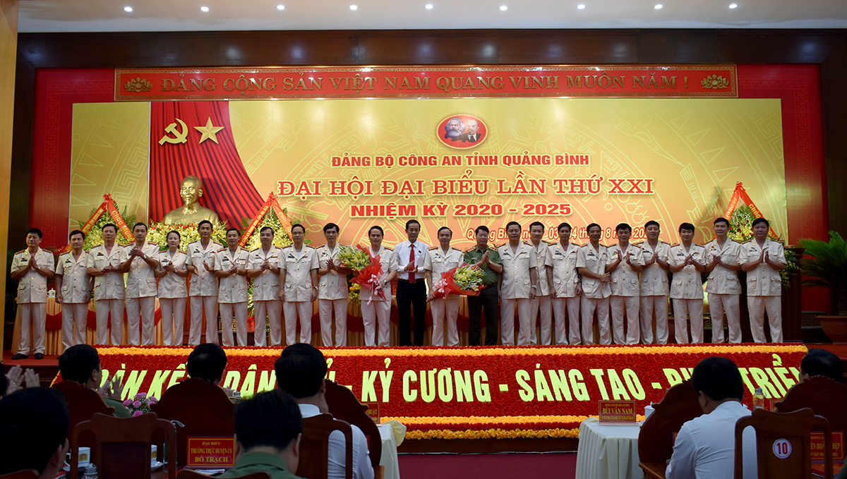 Đại hội đại biểu Đảng bộ Công an tỉnh lần thứ XXI, nhiệm kỳ 2020-2025