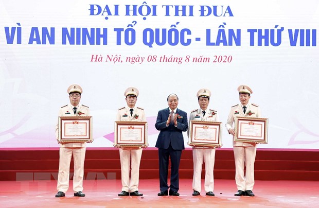 Thủ tướng dự Đại hội 'Vì an ninh Tổ quốc' lực lượng công an nhân dân