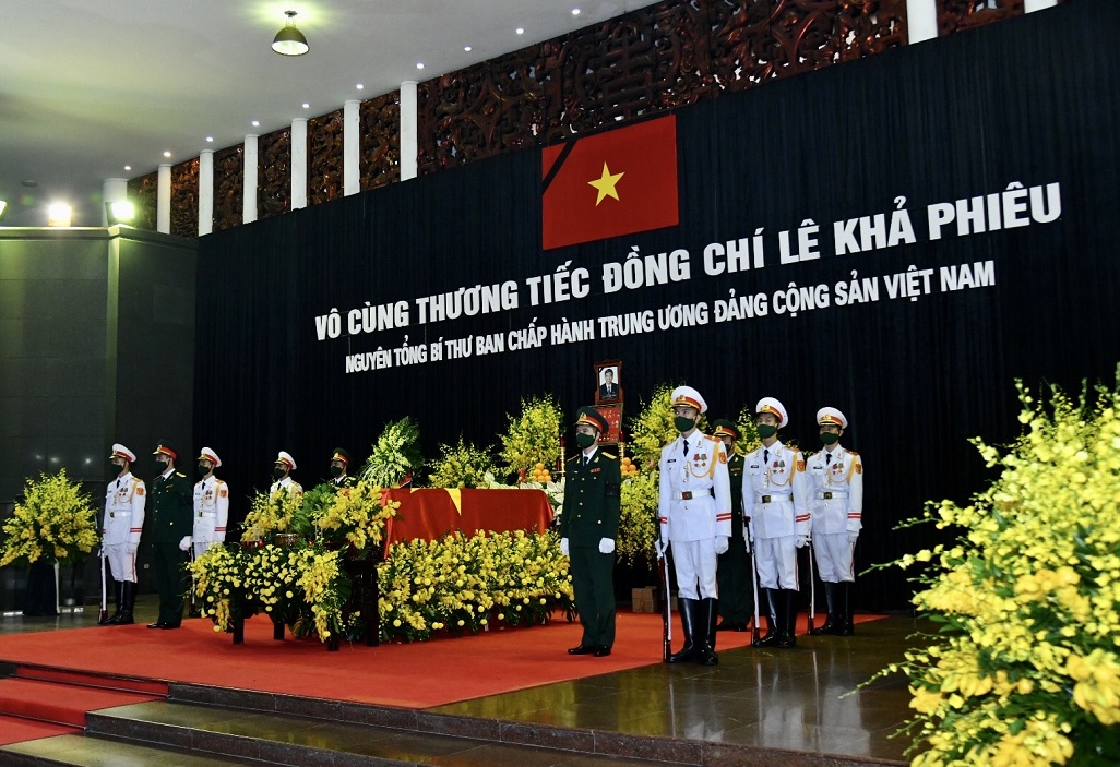 Lễ viếng nguyên Tổng Bí thư Lê Khả Phiêu