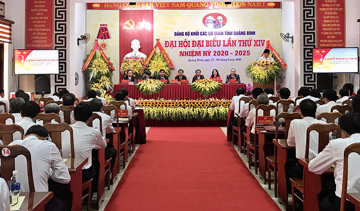 Khai mạc Đại hội đại biểu Đảng bộ Khối các cơ quan tỉnh lần thứ XIV