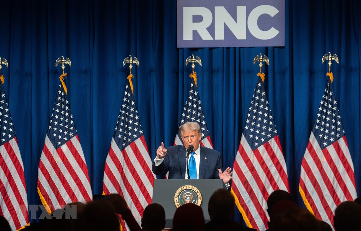 Bầu cử Mỹ: Đảng Cộng hòa đề cao sự nhiệt huyết Tổng thống Donald Trump