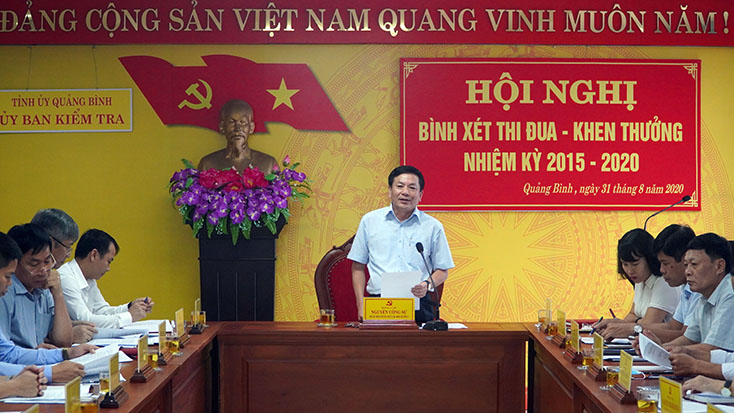Bình xét thi đua, khen thưởng nhiệm kỳ 2015-2020