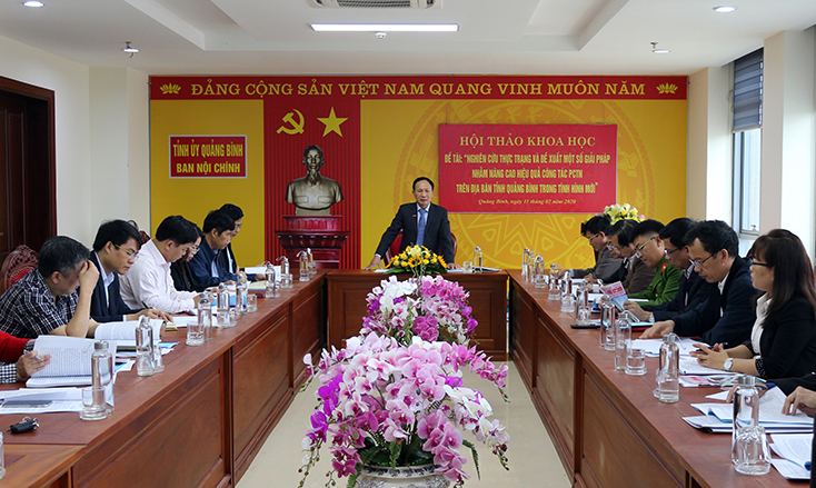 Tạo bước chuyển mới trong công tác phòng, chống tham nhũng