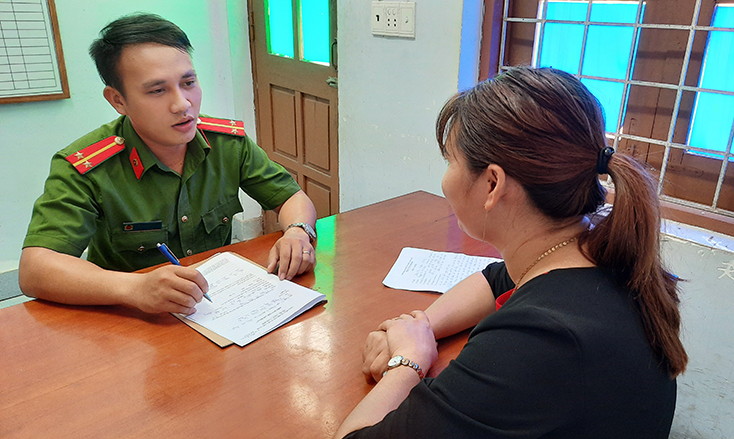 Công an huyện Lệ Thủy nhanh chóng làm rõ vụ mất trộm 250 triệu đồng