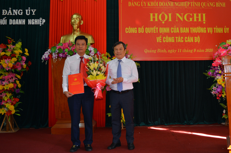 Đồng chí Trần Quốc Tuấn giữ chức Bí thư Đảng ủy Khối Doanh nghiệp tỉnh
