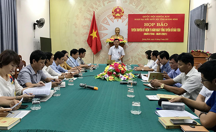 Họp báo tuyên truyền kỷ niệm 75 năm Ngày Tổng tuyển cử đầu tiên