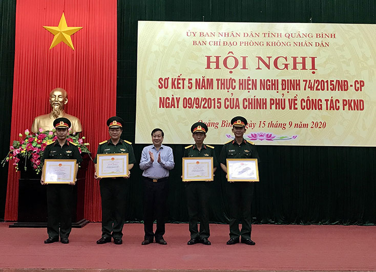 Sơ kết 5 năm thực hiện Nghị định số 74 của Chính phủ về công tác phòng không nhân dân
