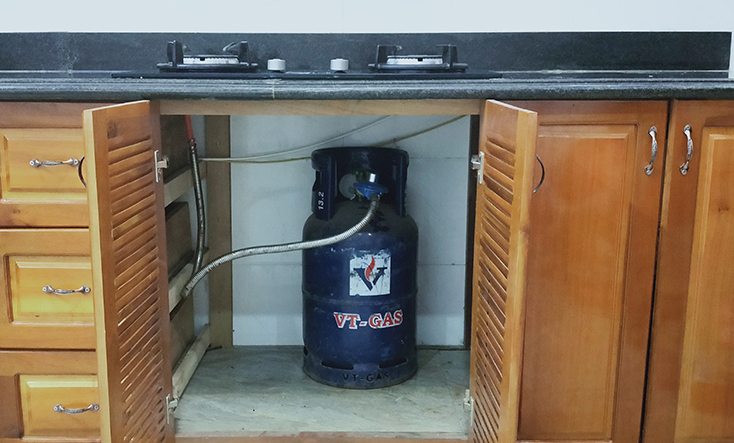 Bảo đảm an toàn PCCC trong quá trình sử dụng khí gas để đun nấu