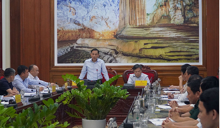Thường trực Tỉnh ủy làm việc với đoàn công tác của Bộ Ngoại giao