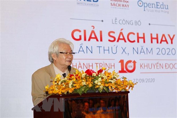 15 tựa sách ở 7 hạng mục được trao tặng Giải Sách hay năm 2020