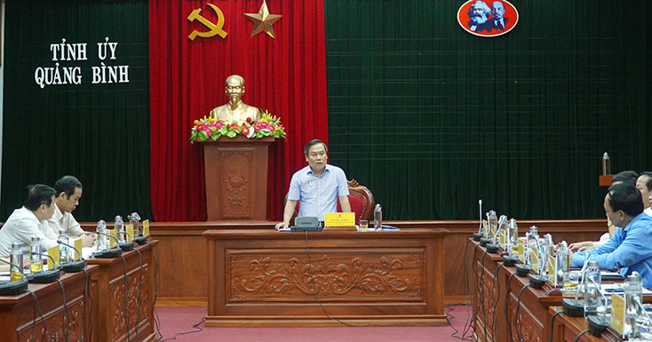 Thông qua nhiều nội dung quan trọng tại hội nghị Ban Thường vụ Tỉnh ủy lần thứ 97