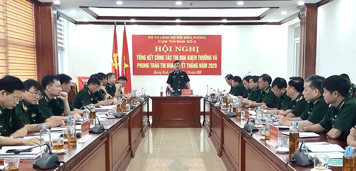 Cụm thi đua số 3 BĐBP tổng kết phong trào thi đua Quyết thắng năm 2020
