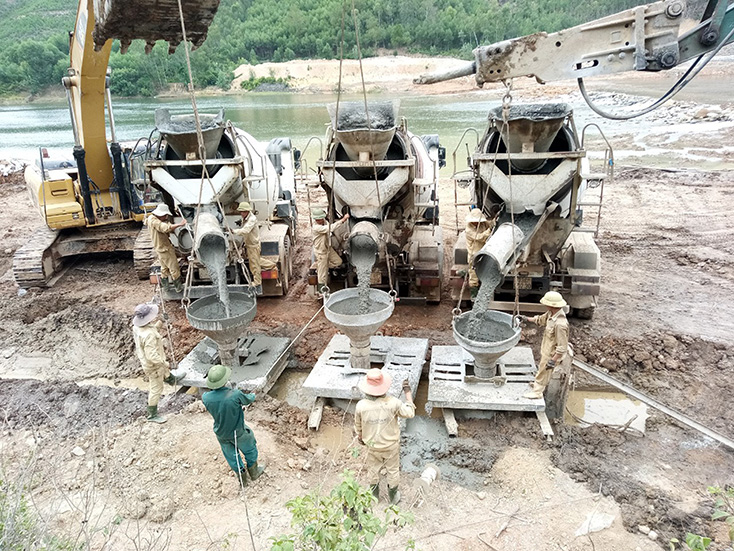 Trên những công trình xây dựng