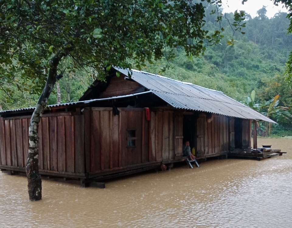 Mưa lớn gây sạt lở một số điểm dọc tuyến biên giới