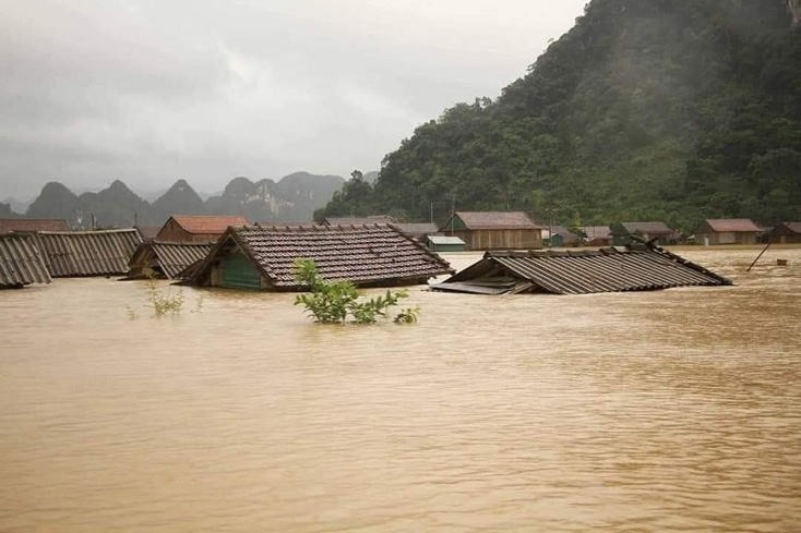 Mưa lũ đã làm 8 người chết và 14 người bị thương