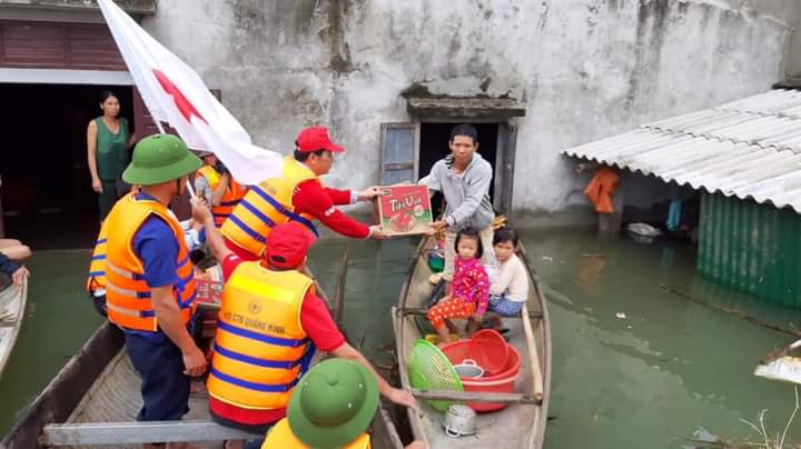 Hội Chữ thập đỏ tỉnh: Tổng trị giá tiếp nhận ủng hộ người dân vùng lũ trên 20 tỷ đồng