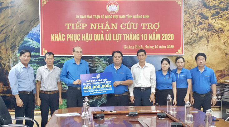 Tiếp nhận ủng hộ khắc phục hậu quả mưa lũ với tổng trị giá gần 50,8 tỷ đồng