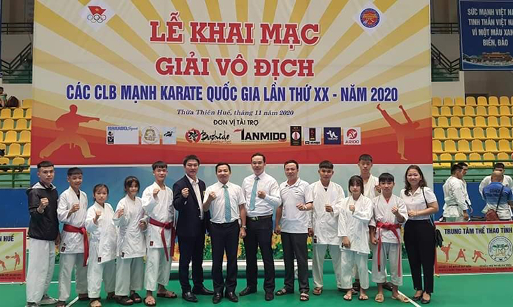 Quảng Bình giành 2 huy chương đồng tại giải Vô địch các CLB mạnh Karate quốc gia lần thứ XX