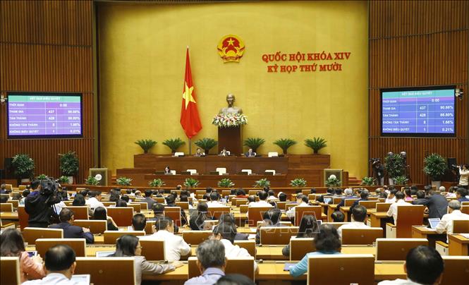 Thông cáo báo chí số 14, Kỳ họp thứ 10, Quốc hội khóa XIV