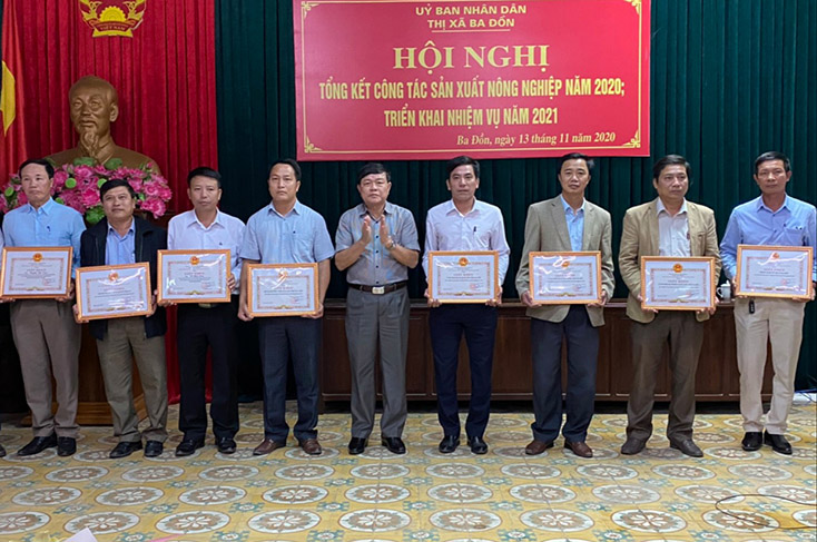 Thị xã Ba Đồn: Triển khai nhiệm vụ sản xuất nông nghiệp năm 2021