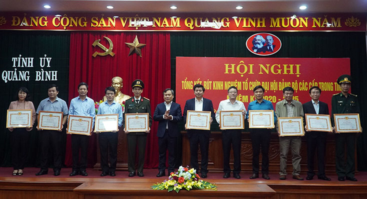 Hội nghị tổng kết, rút kinh nghiệm tổ chức đại hội Đảng các cấp nhiệm kỳ 2020-2025
