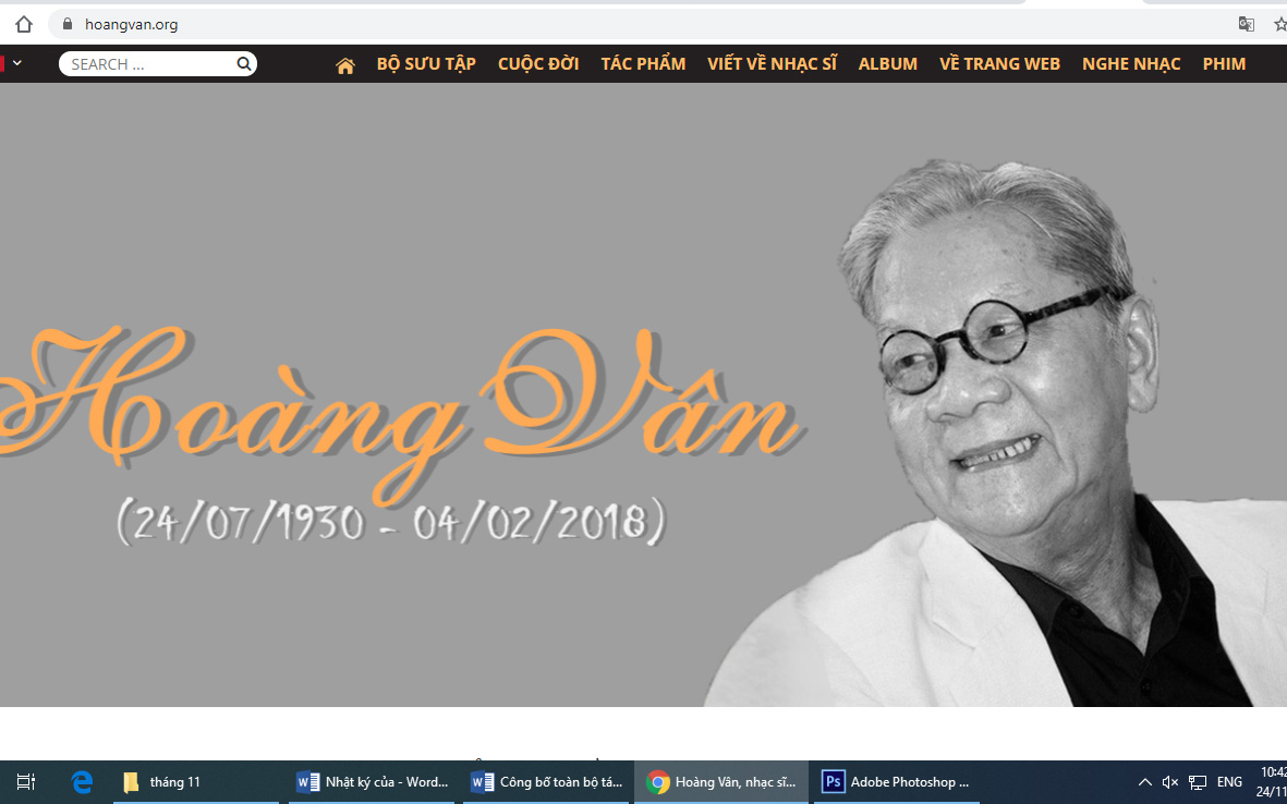 Công bố "thư viện số" về nhạc sĩ Hoàng Vân