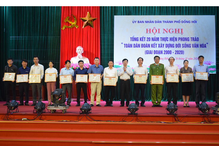 TP. Đồng Hới: Tổng kết 20 năm thực hiện phong trào  "Toàn dân đoàn kết xây dựng đời sống văn hóa"
