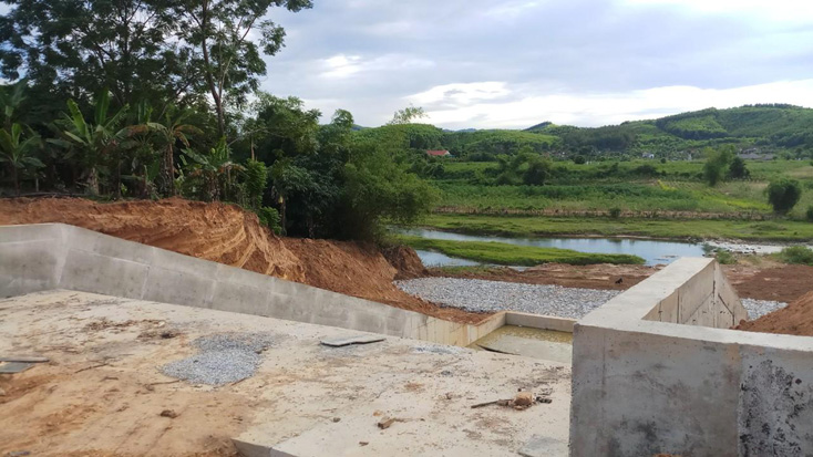 Các công trình sửa chữa, nâng cấp các hồ chứa nước thuộc dự án WB 8 đều an toàn trước mưa bão