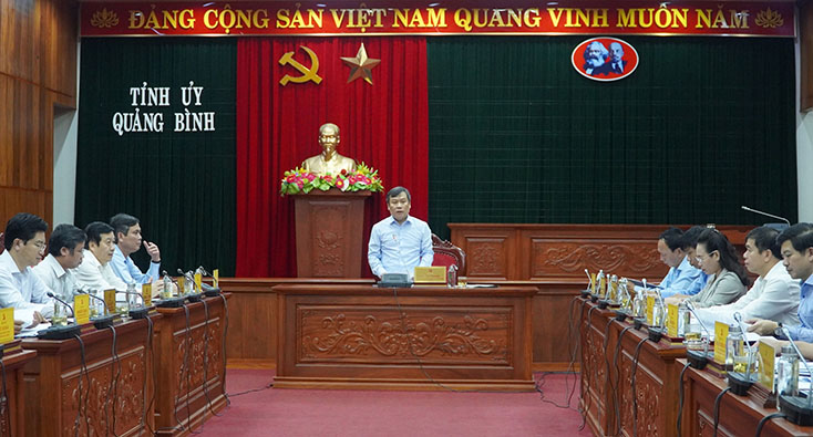 Ban Thường vụ Tỉnh uỷ: Xem xét, thông qua nhiều nội dung quan trọng