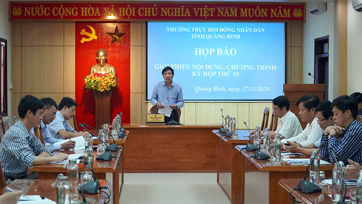 Kỳ họp thứ 18, HĐND tỉnh khóa XVII có nhiều nội dung quan trọng