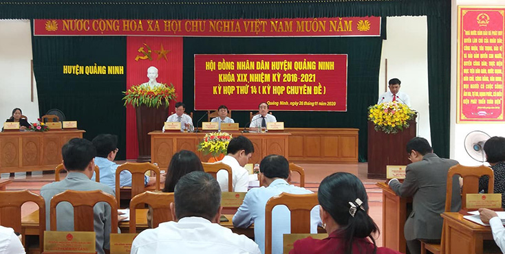 HĐND huyện Quảng Ninh: Thông qua nghị quyết về chủ trương đầu tư các dự án