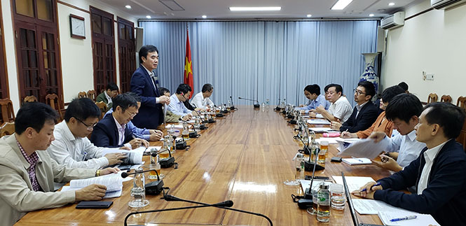 Lãnh đạo tỉnh làm việc với đoàn công tác của Ban Chỉ đạo Trung ương về phòng, chống thiên tai