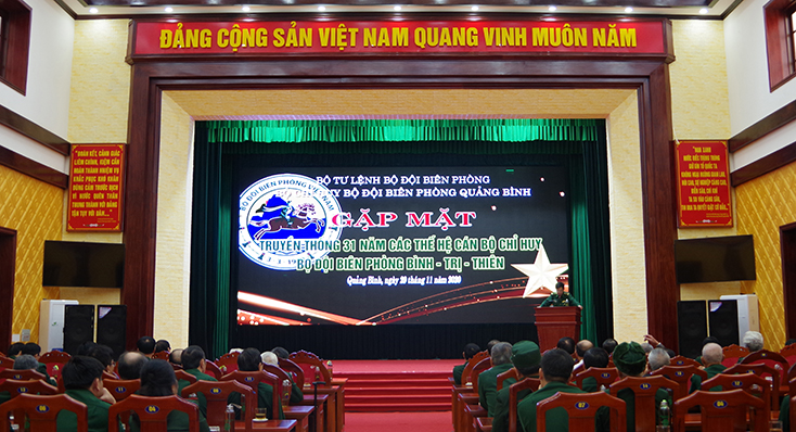 Gặp mặt truyền thống các thế hệ cán bộ chỉ huy Bộ đội Biên phòng Bình-Trị-Thiên