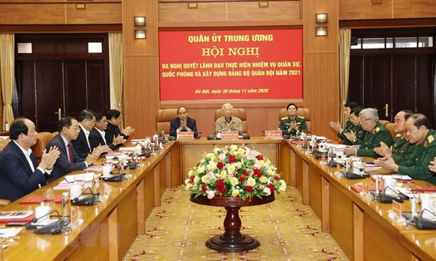 Quân ủy Trung ương thông qua phương hướng nhiệm vụ năm 2021