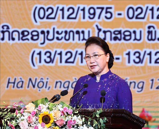Trọng thể Lễ kỷ niệm 45 năm Quốc khánh Lào và 100 năm Ngày sinh Chủ tịch Kaysone Phomvihane