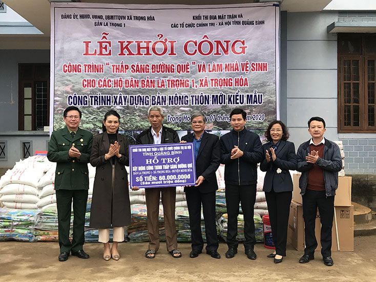 Khởi công công trình xây dựng bản nông thôn mới kiểu mẫu