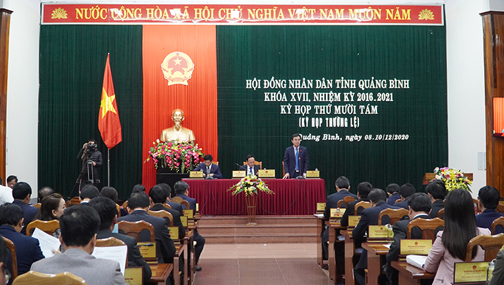 HĐND tỉnh khoá XVII khai mạc kỳ họp thứ 18