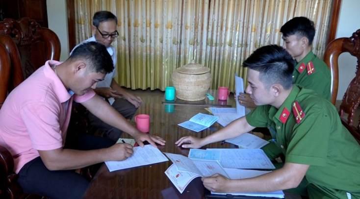Công an TP. Đồng Hới: Hoàn thành việc thu thập thông tin dân cư