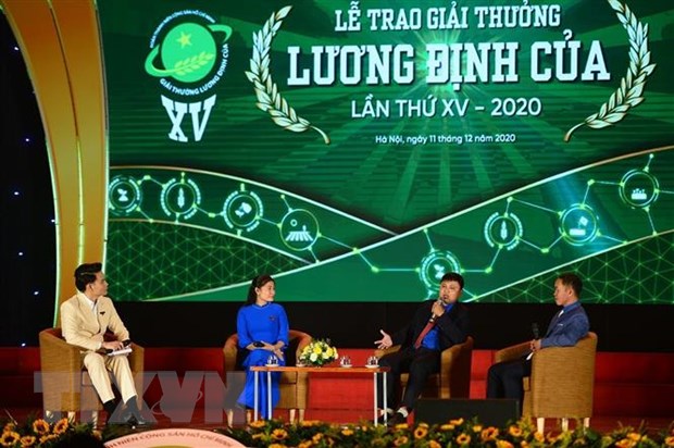 56 nhà nông trẻ xuất sắc nhận Giải thưởng Lương Định Của lần thứ XV