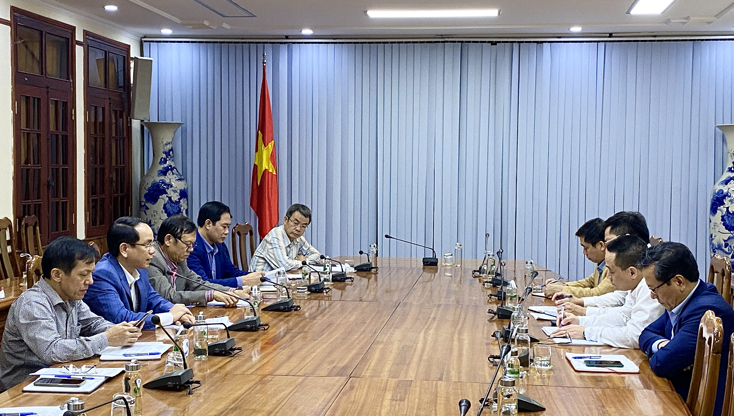 Đẩy nhanh tiến độ thực hiện và giải ngân dự án Môi trường và biến đổi khí hậu TP. Đồng Hới