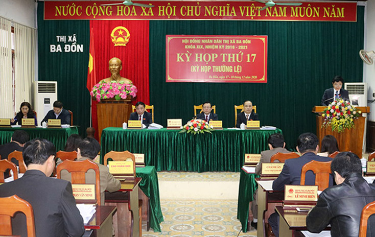 HĐND thị xã Ba Đồn, huyện Lệ Thủy: Triển khai nhiệm vụ năm 2021