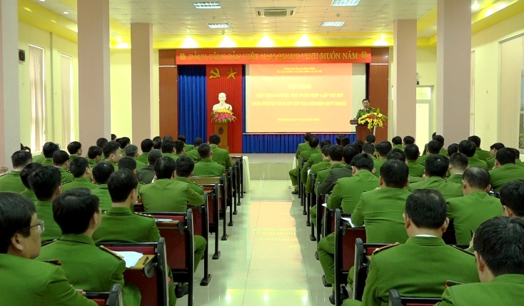 Tập huấn công tác lập hồ sơ cai nghiện ma túy
