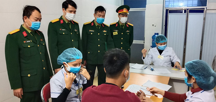 Khám sức khỏe  nghĩa vụ quân sự cho 522 thanh niên