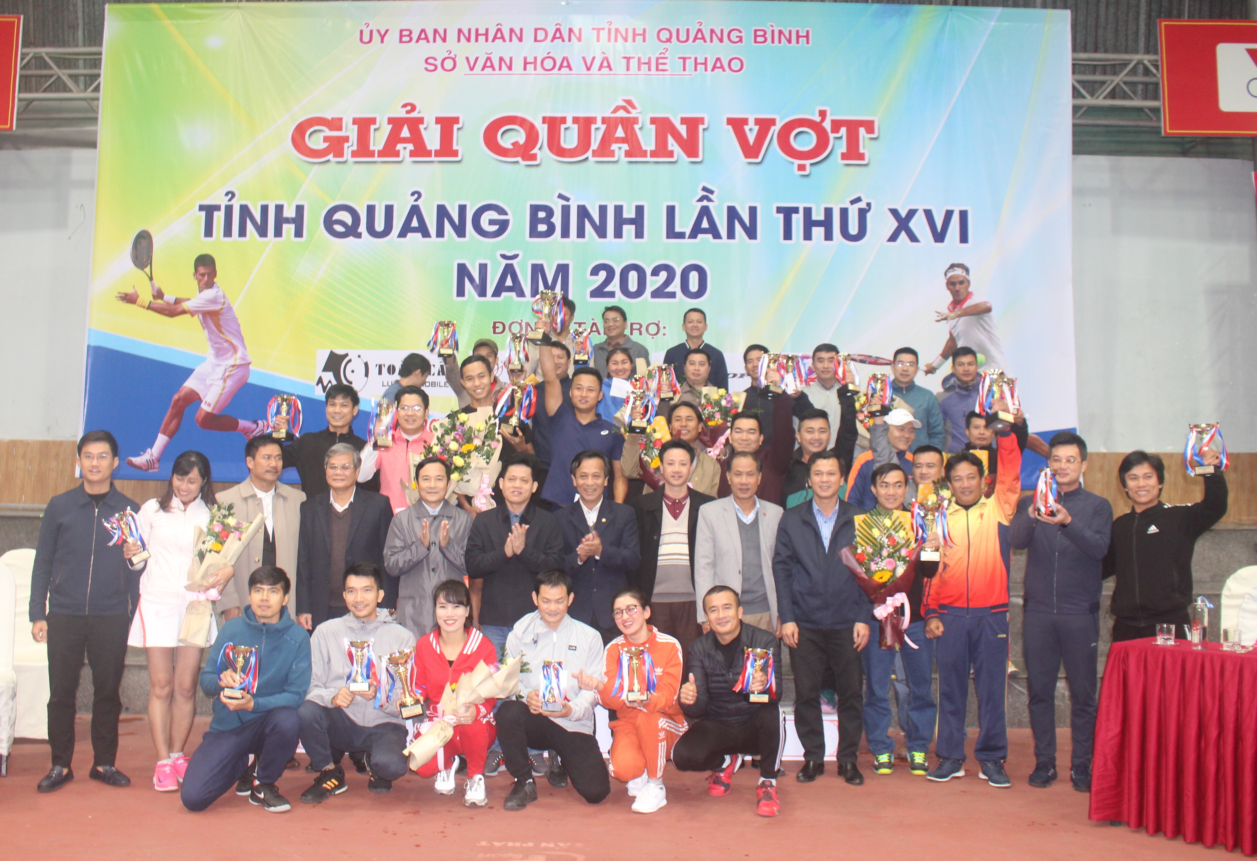 Giải quần vợt tỉnh Quảng Bình lần thứ XVI năm 2020 thành công tốt đẹp