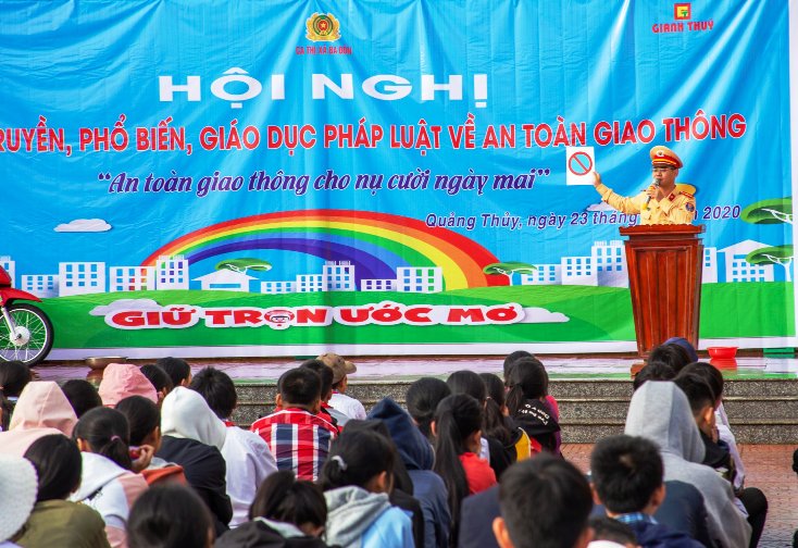 Tăng cường tuyên truyền an toàn giao thông trong trường học
