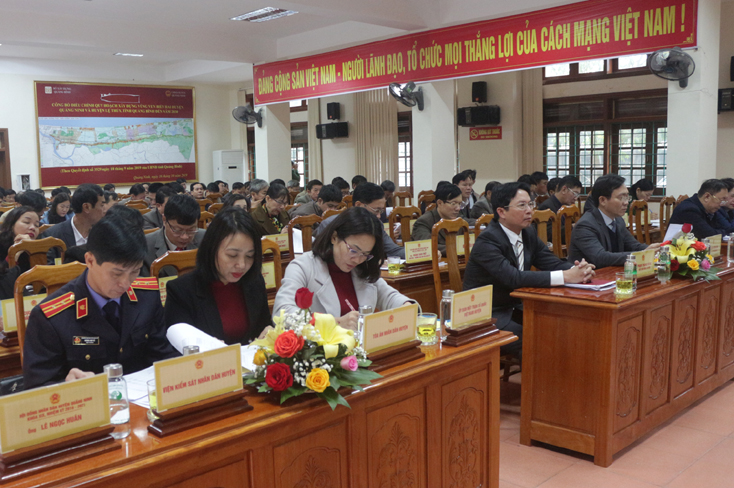 Kỳ họp thứ 15, HĐND huyện Quảng Ninh khóa XIX