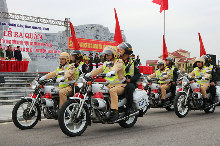 Lễ ra quân cao điểm tấn công, trấn áp tội phạm