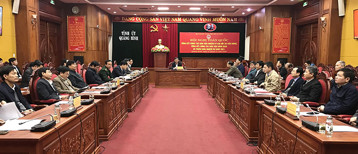Hội nghị trực tuyến toàn quốc tổng kết công tác dân vận nhiệm kỳ Đại hội XII của Đảng
