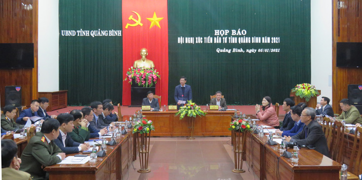 Họp báo về Hội nghị xúc tiến đầu tư tỉnh Quảng Bình năm 2021